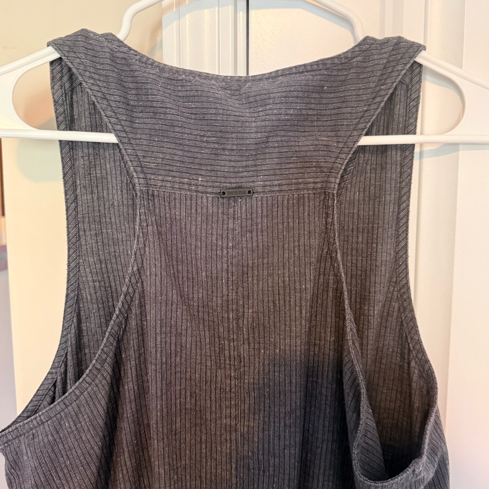 Prana Black Sleeveless Drawstring Jumpsuit - Picture 6 of 6